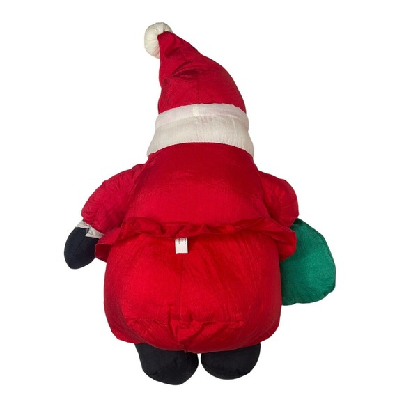 Vintage Four Star Santa Claus Plush Puffalump Style Nylon Stuffed Christmas 16" - Picture 7 of 8
